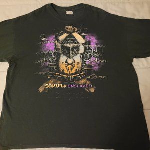 Soulfly enslaved mens graphic band tee size xl